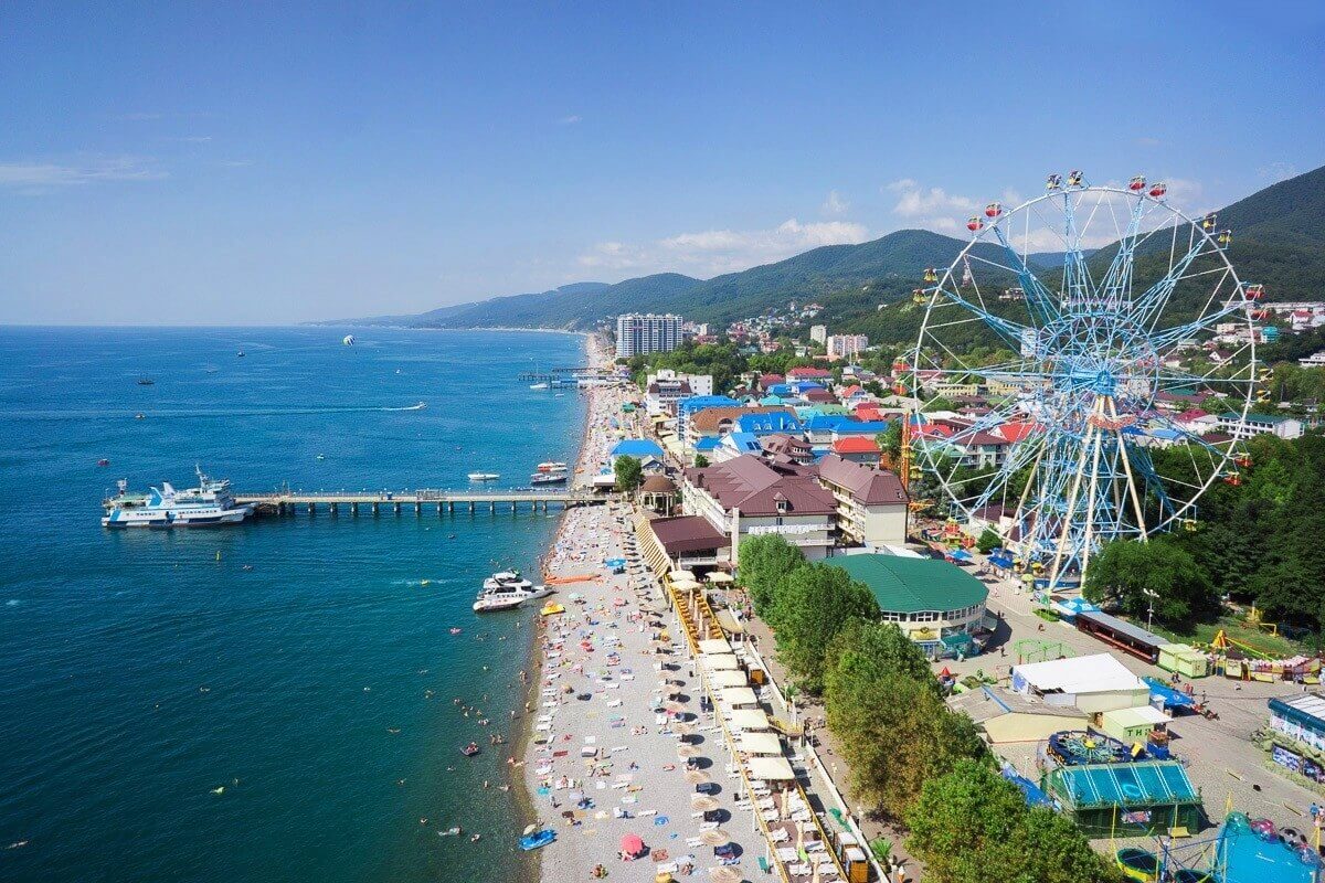 Пляжи Лазаревского
